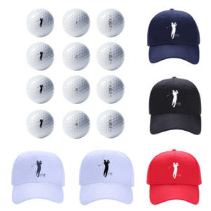 Elite Pro Golf Pack (One cap + Twelve balls) «FREE SHIPPING»